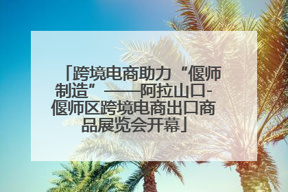跨境电商助力“偃师制造”——阿拉山口-偃师区跨境电商出口商品展览会开幕