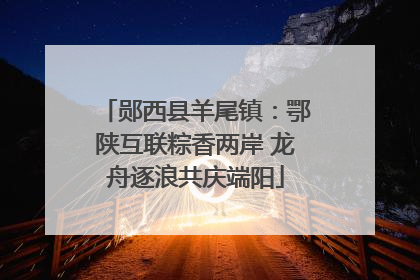 郧西县羊尾镇：鄂陕互联粽香两岸 龙舟逐浪共庆端阳