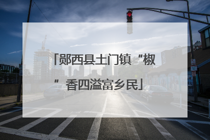 郧西县土门镇“椒”香四溢富乡民