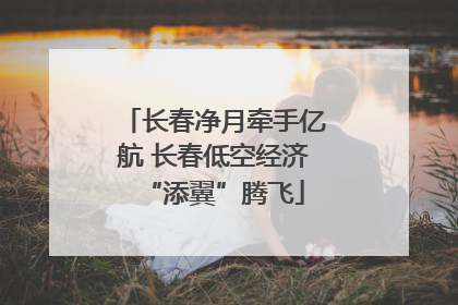 长春净月牵手亿航 长春低空经济“添翼”腾飞