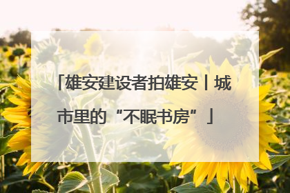 雄安建设者拍雄安丨城市里的“不眠书房”