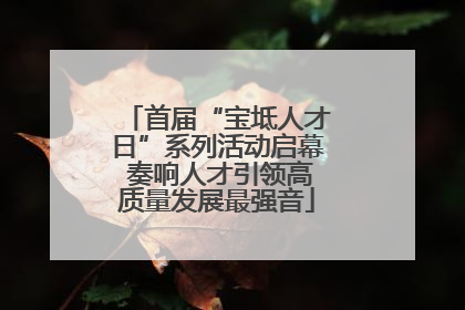 首届“宝坻人才日”系列活动启幕 奏响人才引领高质量发展最强音