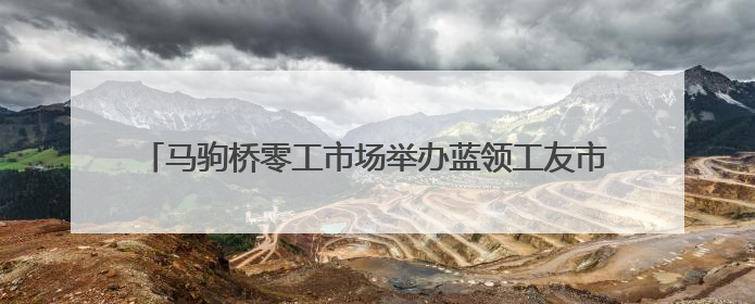 马驹桥零工市场举办蓝领工友市集，超千人现场达成就业意向