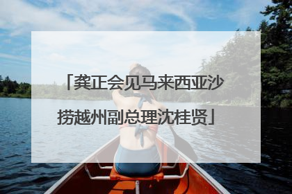 龚正会见马来西亚沙捞越州副总理沈桂贤
