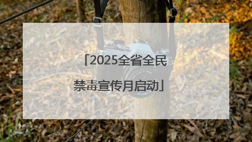 2025全省全民禁毒宣传月启动