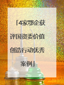 4家鄂企获评国资委价值创造行动优秀案例